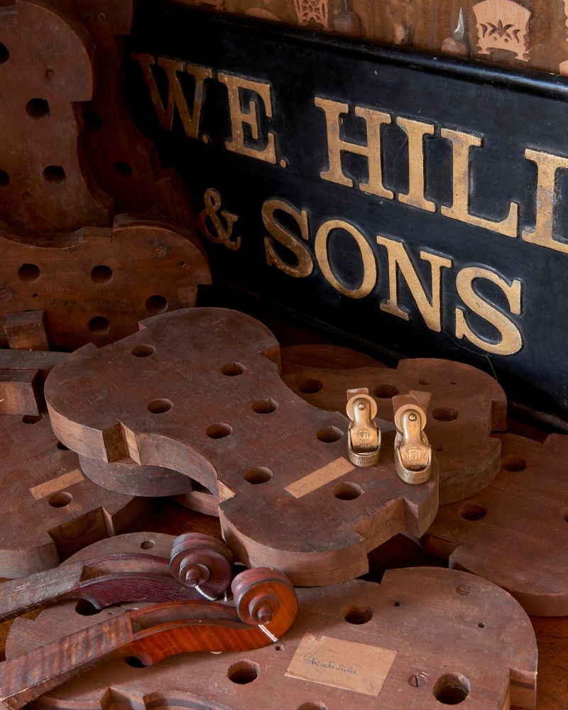 W.E Hill and sons sign.